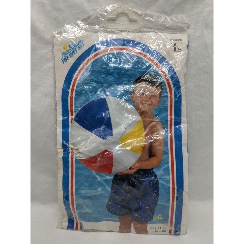 Vihtage Intex The Wet Set Beach Ball 51cm 20"